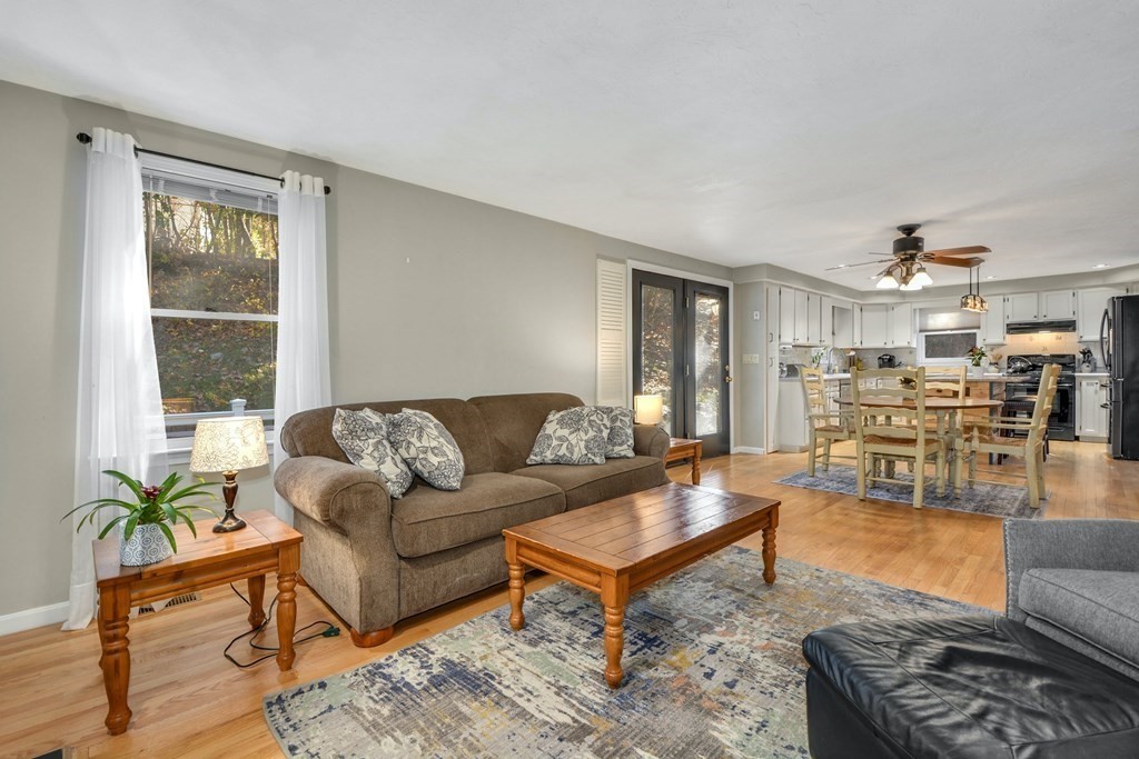 16 Barrett Road Marlborough, MA 01752 - Photo 14 of 41 a living room with furniture and a large window