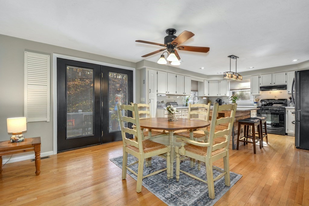 16 Barrett Road Marlborough, MA 01752 - Photo 15 of 41 a view of a dining room with furniture and wooden floor