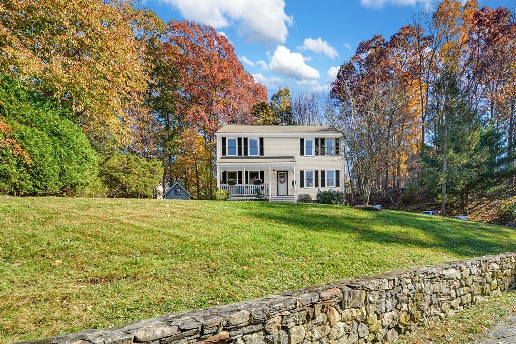 16 Barrett Road Marlborough, MA 01752 - Photo 2 of 41 a view of a house with a big yard and large trees