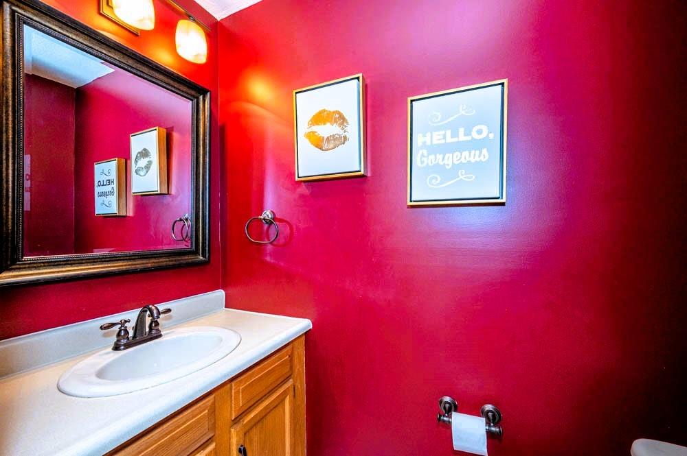 24 Lynmar Road Pittsburgh, PA 15209 - Photo 26 of 39 a bathroom with a sink and a mirror