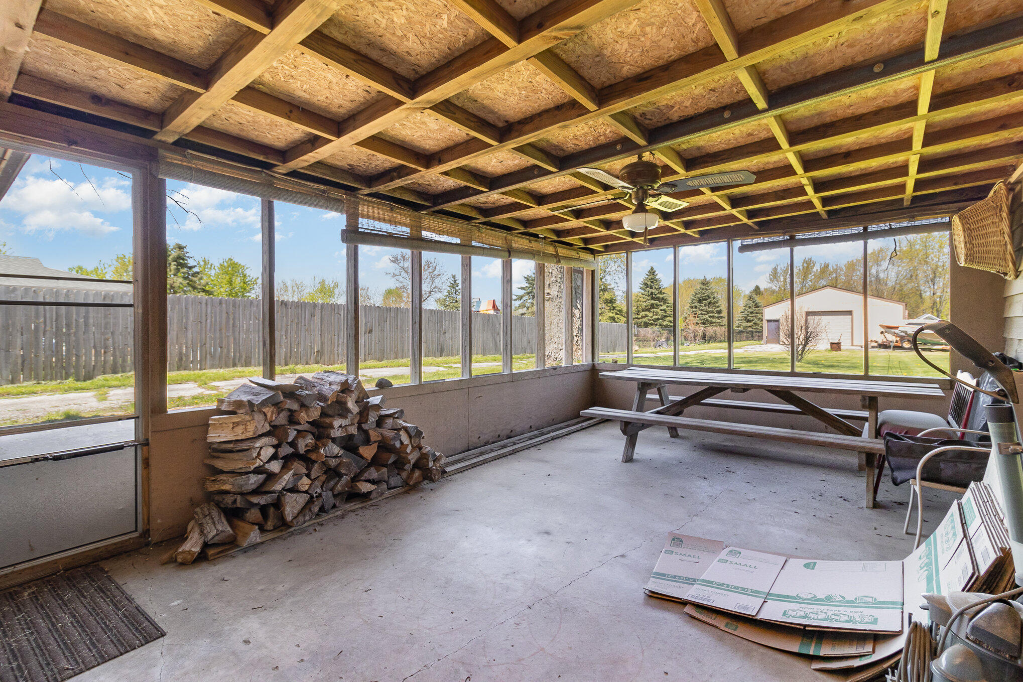 274 Highway 2 Hebron, IN 46341 - Photo 14 of 18 a room with gym equipment and a large window