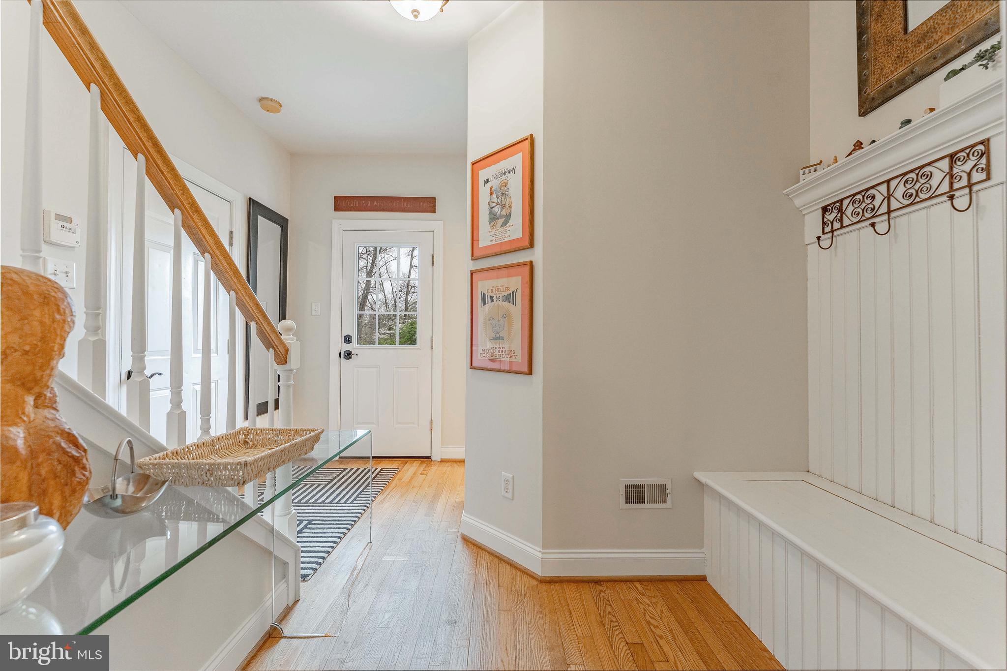 258 New Darlington Road Media, PA 19063 - Photo 40 of 120 a view of a hallway with wooden floor and staircase