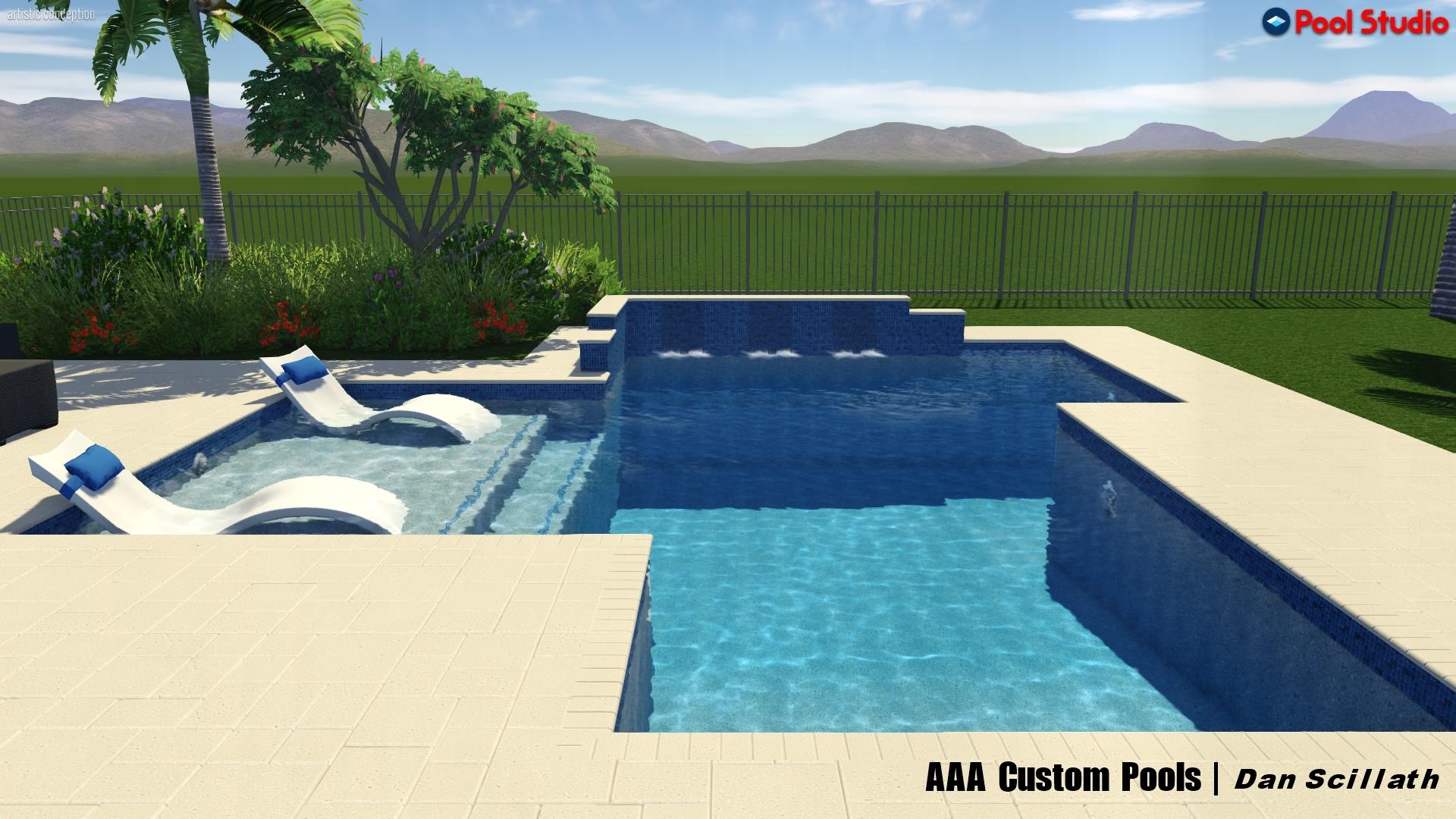 6950 Northwest 28th Avenue Boca Raton, FL 33496 - Photo 16 of 59 Pool Rendering