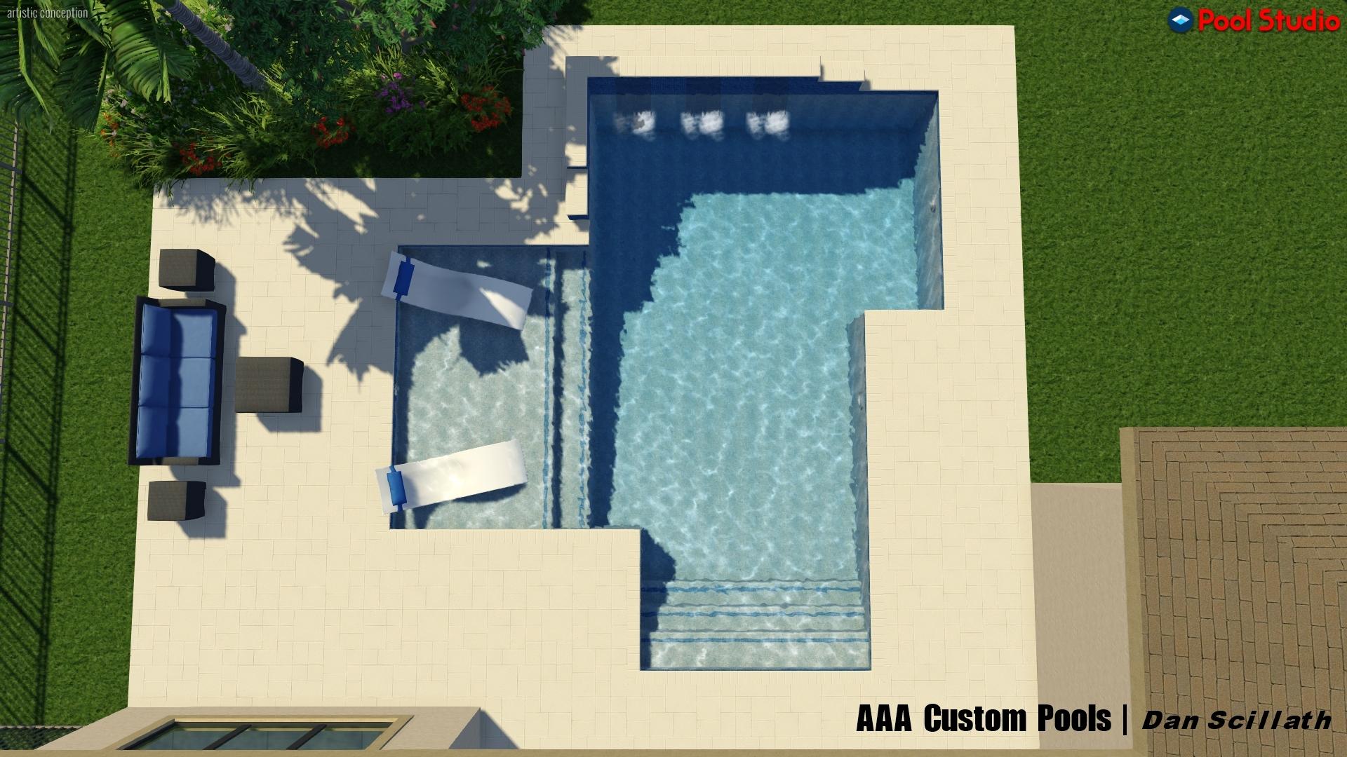 6950 Northwest 28th Avenue Boca Raton, FL 33496 - Photo 17 of 59 Pool Rendering