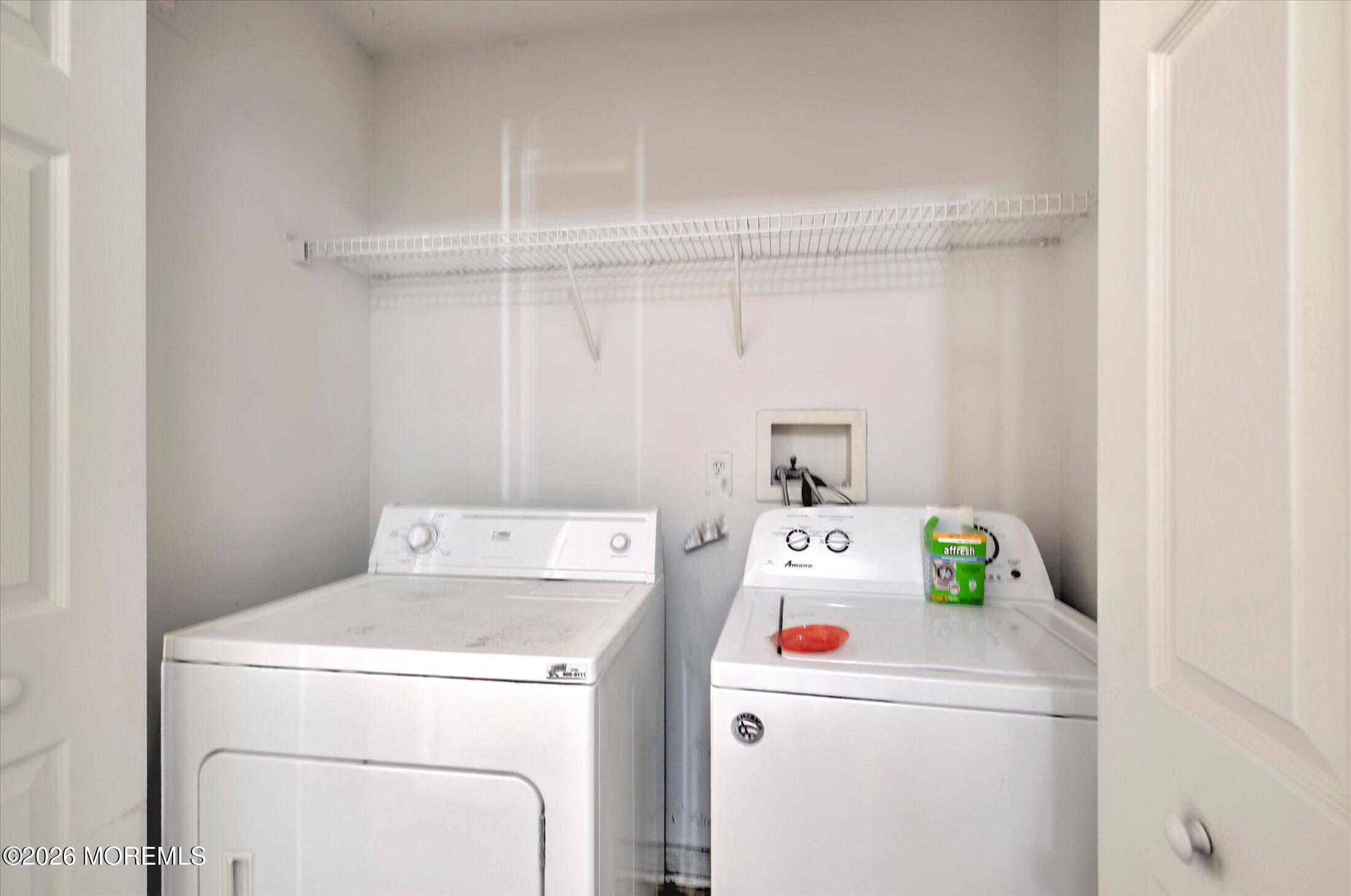 6 Esplanade Way Bayville, NJ 08721 - Photo 36 of 41 a utility room with dryer and washer