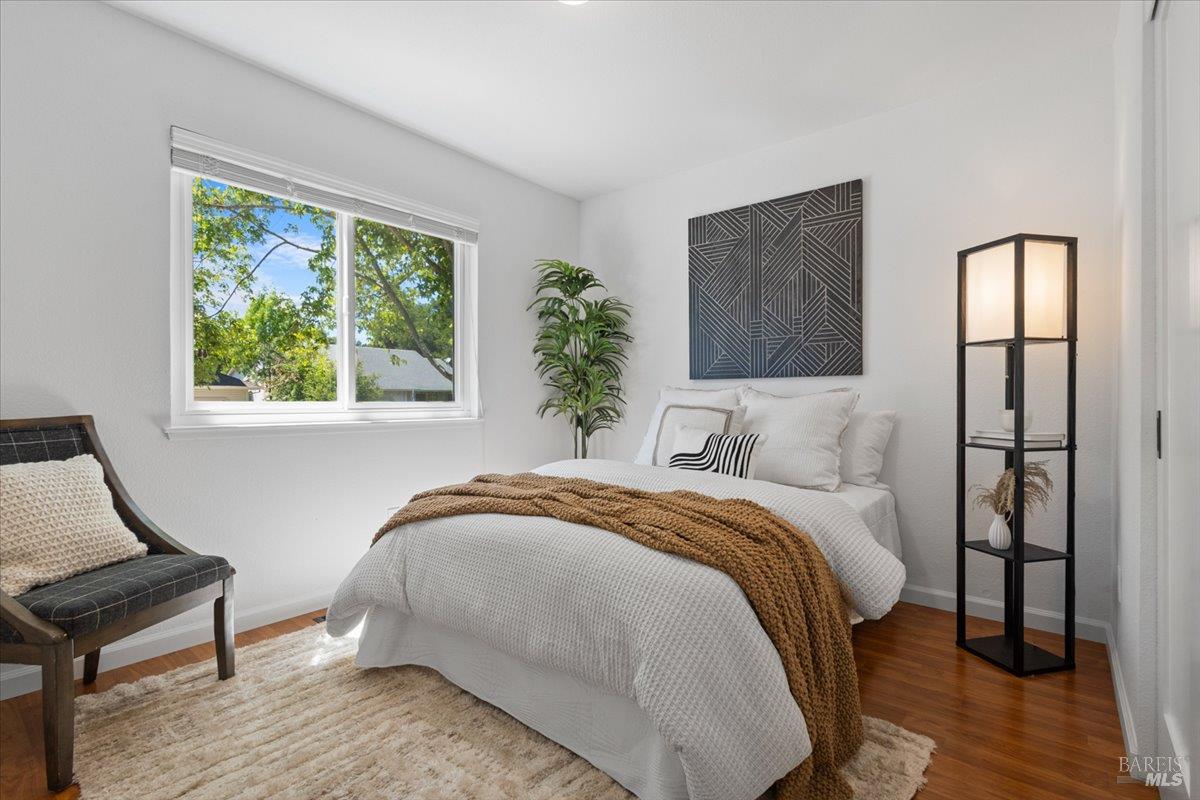 1194 Halyard Drive Santa Rosa, CA 95401 - Photo 19 of 50 Desirable main-level bedroom offering flexibility for guests, multigenerational living, or a home office.