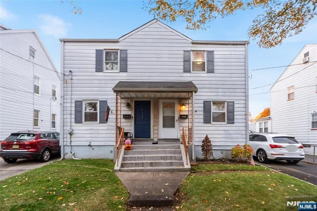 a view of a house with a patio