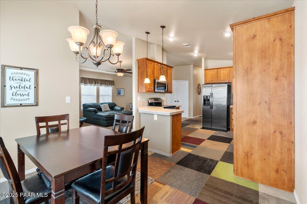 11250 East State Rte 69, Unit 2123 Prescott Valley, AZ 86314 - Photo 11 of 19 Dining Room to Kitchen