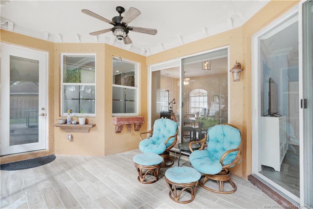 3532 Southwest Margela Street Port St. Lucie, FL 34953 - Photo 24 of 29 a living room with furniture and a large window