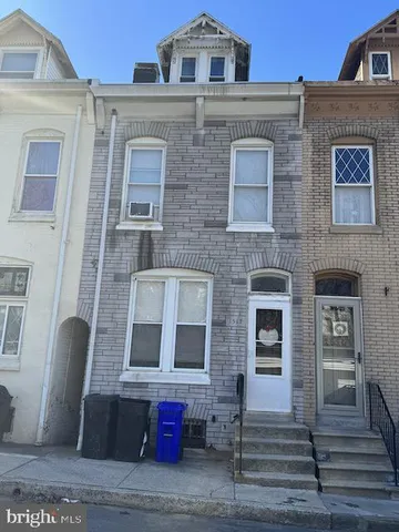 a front view of a building