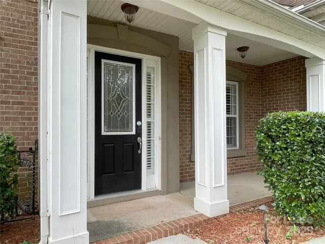 a view of a entryway front of house