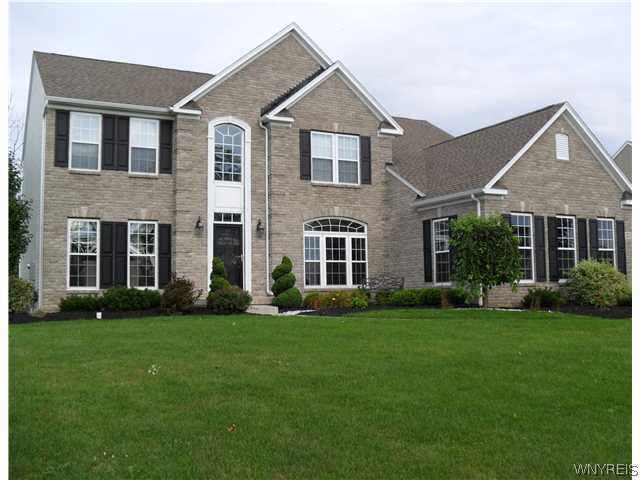 257 North Rockingham Way Amherst, NY 14228 - Photo 1 of 1 Exterior Front. Stunning brick facade and professi