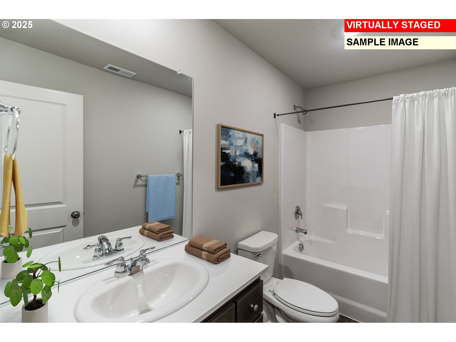 25221 Tanglewood Way Veneta, OR 97487 - Photo 6 of 18 a bathroom with a sink a toilet and shower