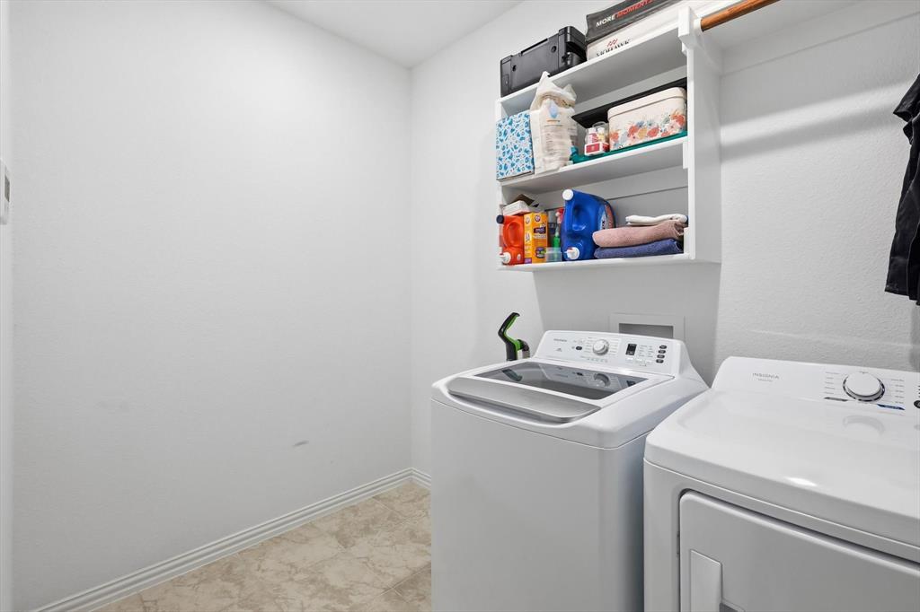 7508 Rhyner Way Fort Worth, TX 76137 - Photo 19 of 23 Laundry with room for second refrigerator or freezer