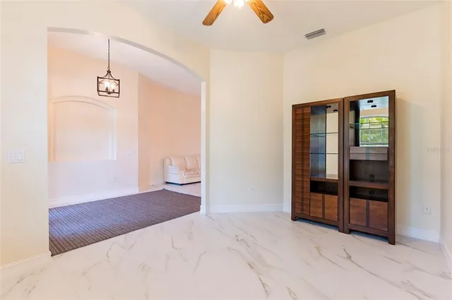 a view of empty room