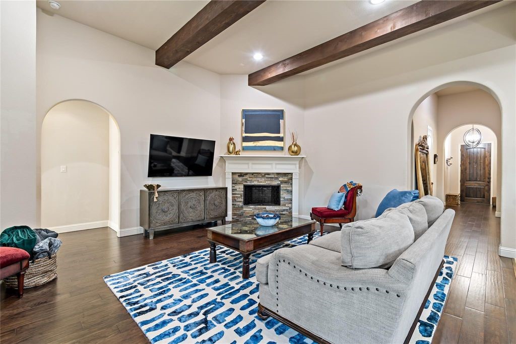 8126 Spreadwing Street Conroe, TX 77385 - Photo 11 of 27 Living Room - please note TV is on the Seller's Exclusion list