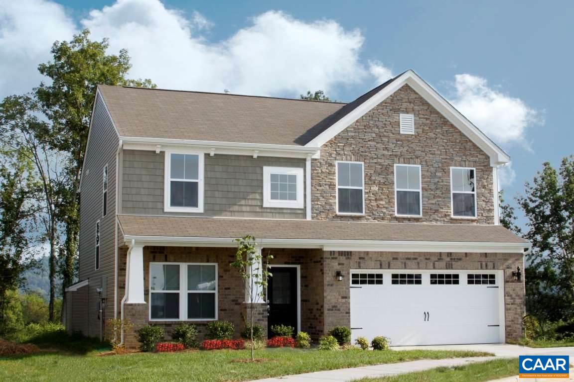 52 Ridgemont Road Ruckersville, VA 22968 - Photo 1 of 20 a front view of a house with a yard and garage