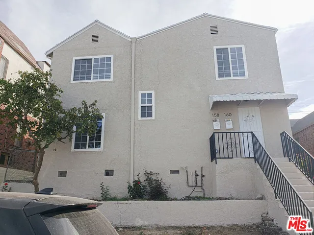 a view of front door of house