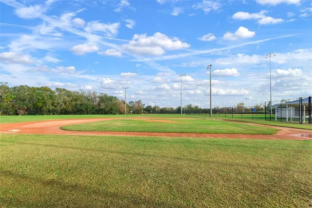 a view of a volley ball court