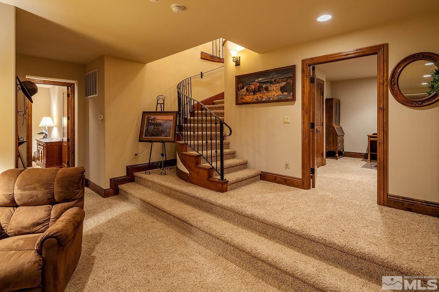 3745 Boulder Patch Reno, NV 89511 - Photo 17 of 40 a view of a livingroom with furniture and a ceiling fan