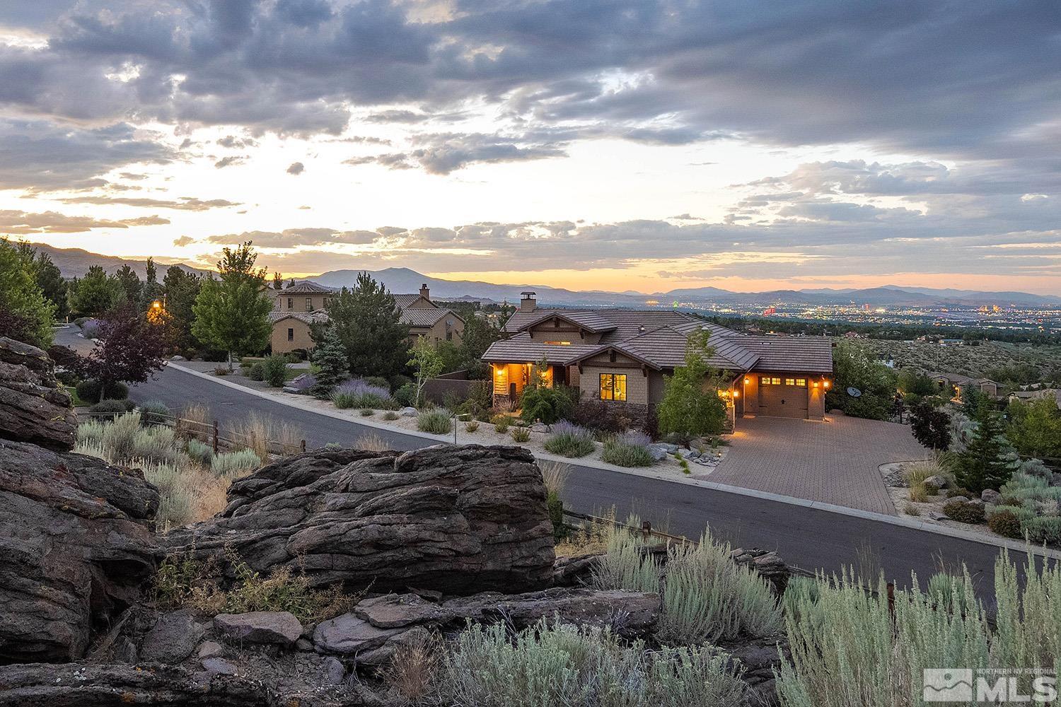 3745 Boulder Patch Reno, NV 89511 - Photo 2 of 40 a view of a lake with a city