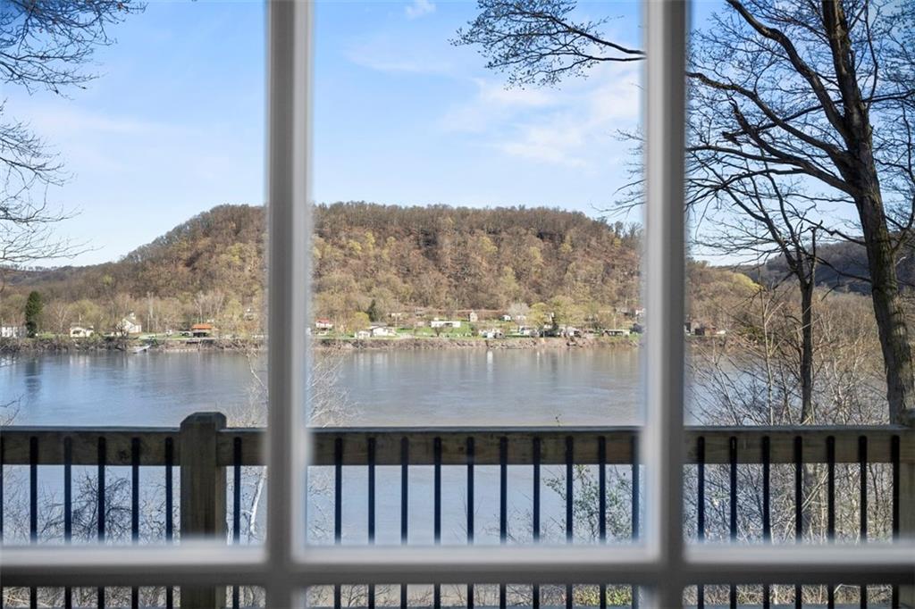 148 1st Street Georgetown, PA 15043 - Photo 3 of 48 a view of a balcony with a lake view