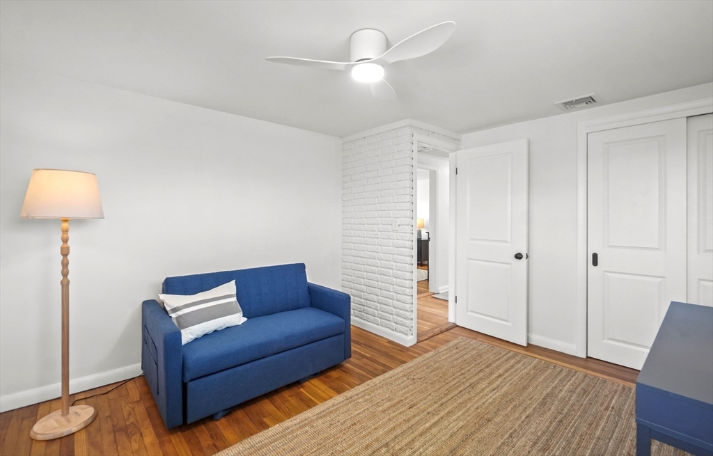 67 Montgomery Road Swansea, MA 02777 - Photo 13 of 41 a living room with furniture and a ceiling fan