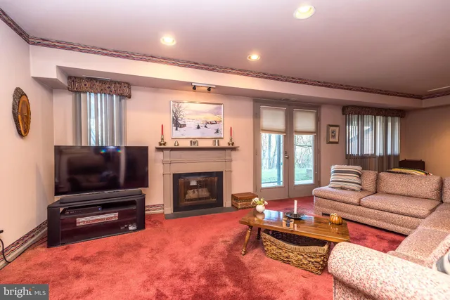 a view of a porch of a house