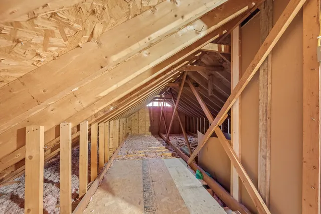 a backyard of a house