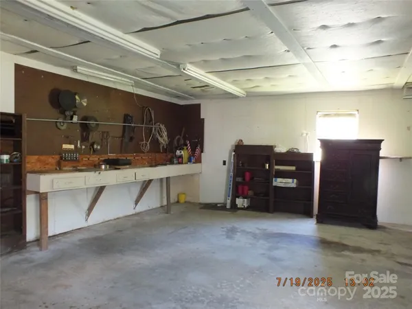 a room with storage and utility