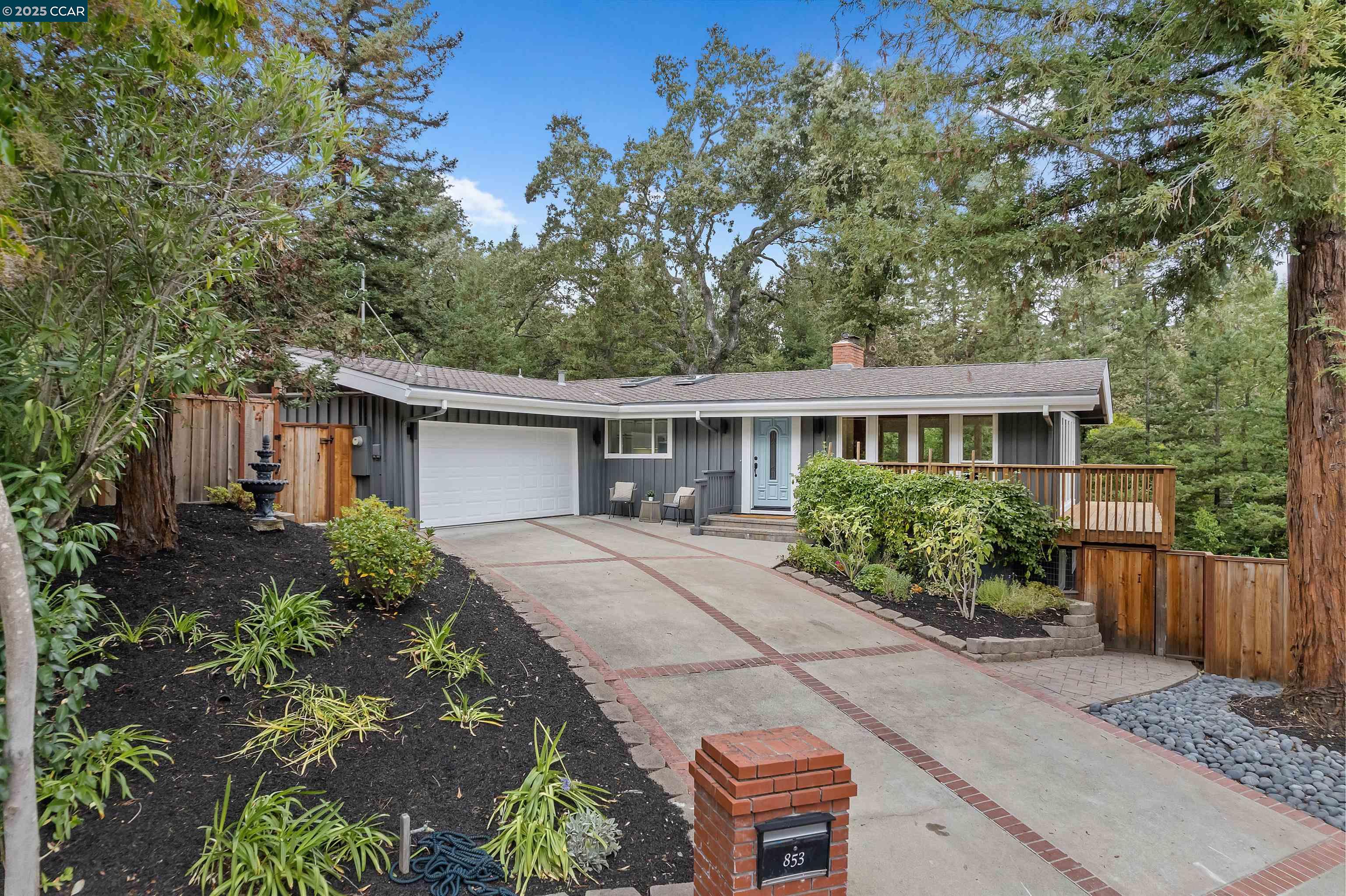 front view of house with a yard