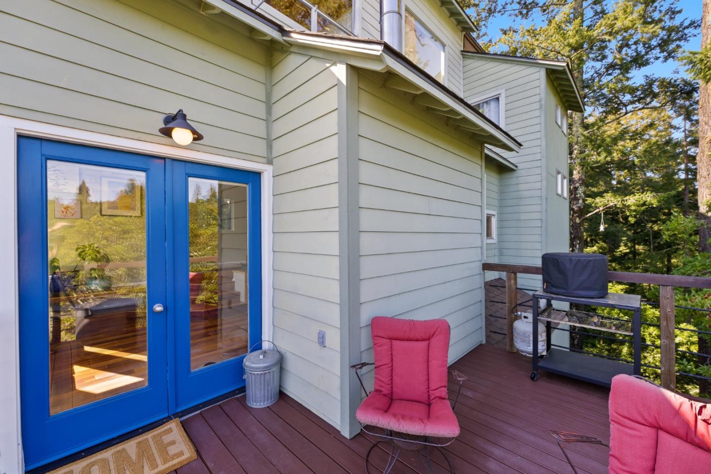 540 Olaughlin Road Santa Cruz, CA 95065 - Photo 18 of 42 a front view of a house with outdoor seating