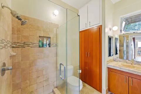 a view of a outdoor space with a tree