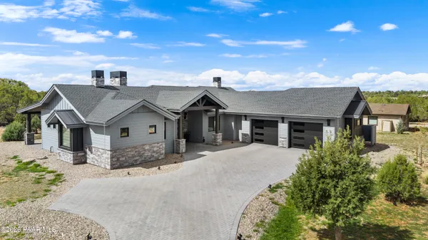 front view of a house with a outdoor space