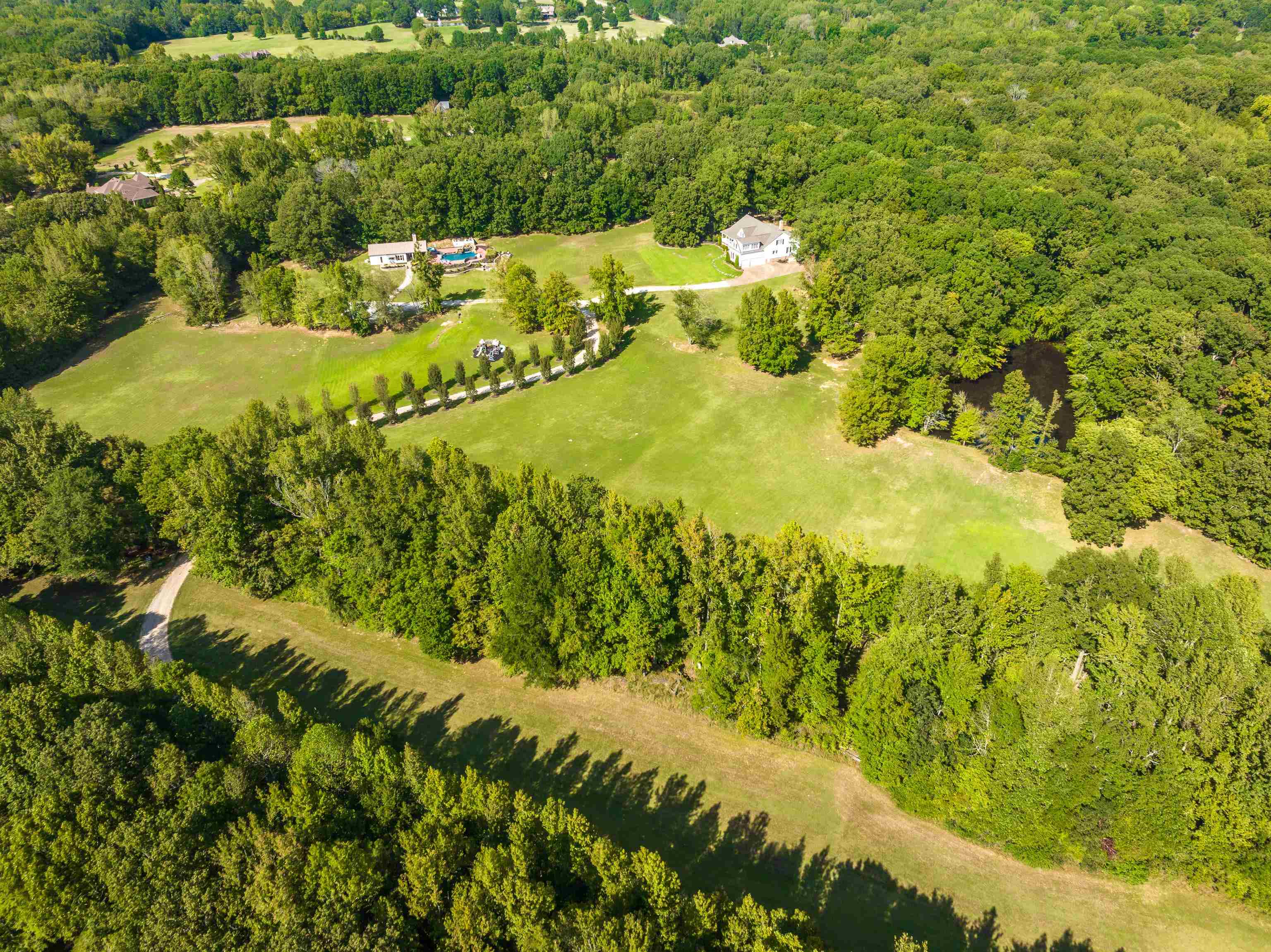 159 Lynn Road Eads, TN 38028 - Photo 3 of 40 Drone / aerial view with a rural view