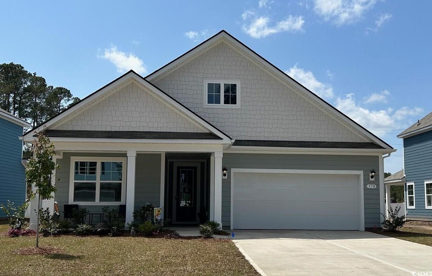 570 Haven View Way Murrells Inlet, SC 29576 - Photo 1 of 17 Craftsman inspired home featuring central AC unit,