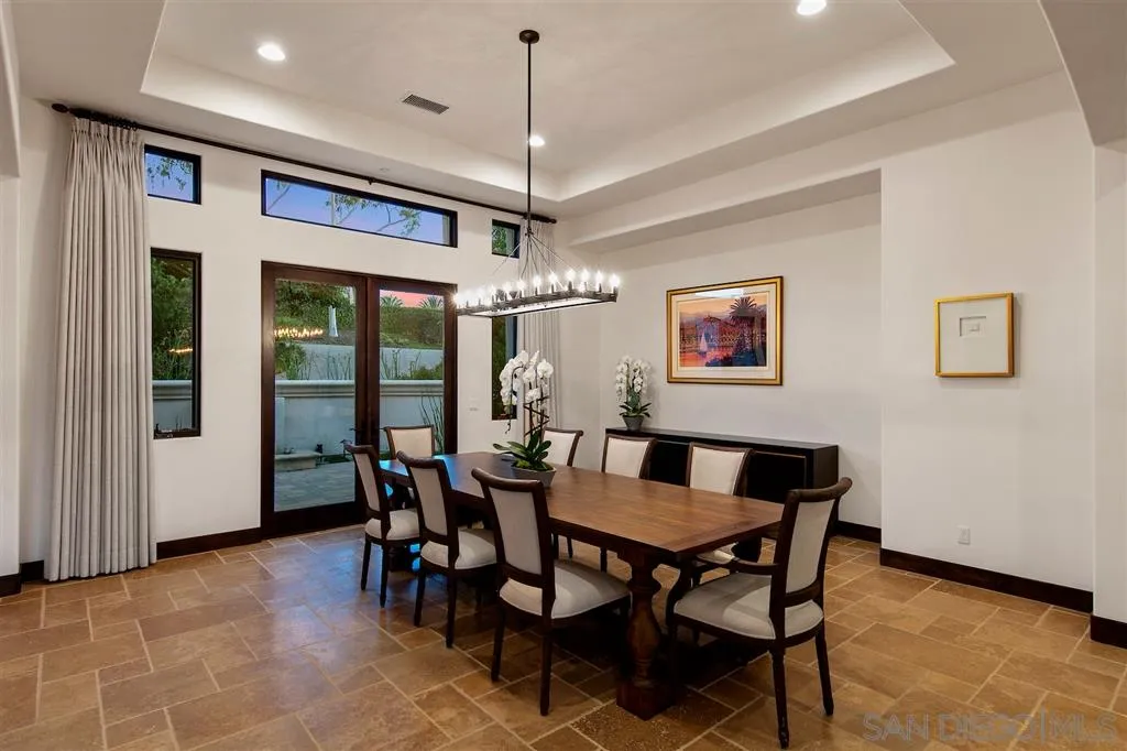 6806 St Andrews Road Rancho Santa Fe, CA 92067 - Photo 5 of 25 a view of a dining room with furniture window and outside view