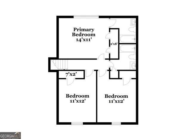 a sign on the wall in a white building