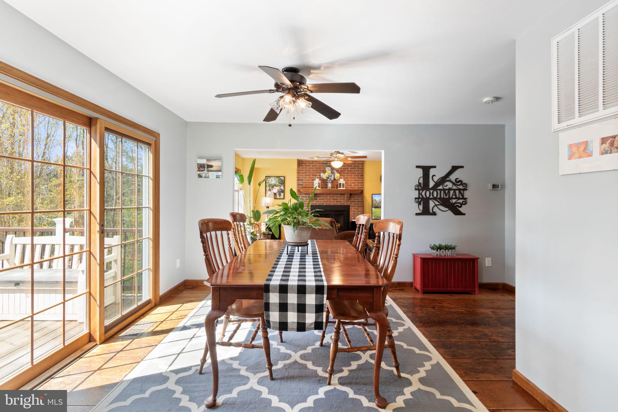 135 Cropp Road Fredericksburg, VA 22406 - Photo 24 of 67 a view of a dining room with furniture window and outside view