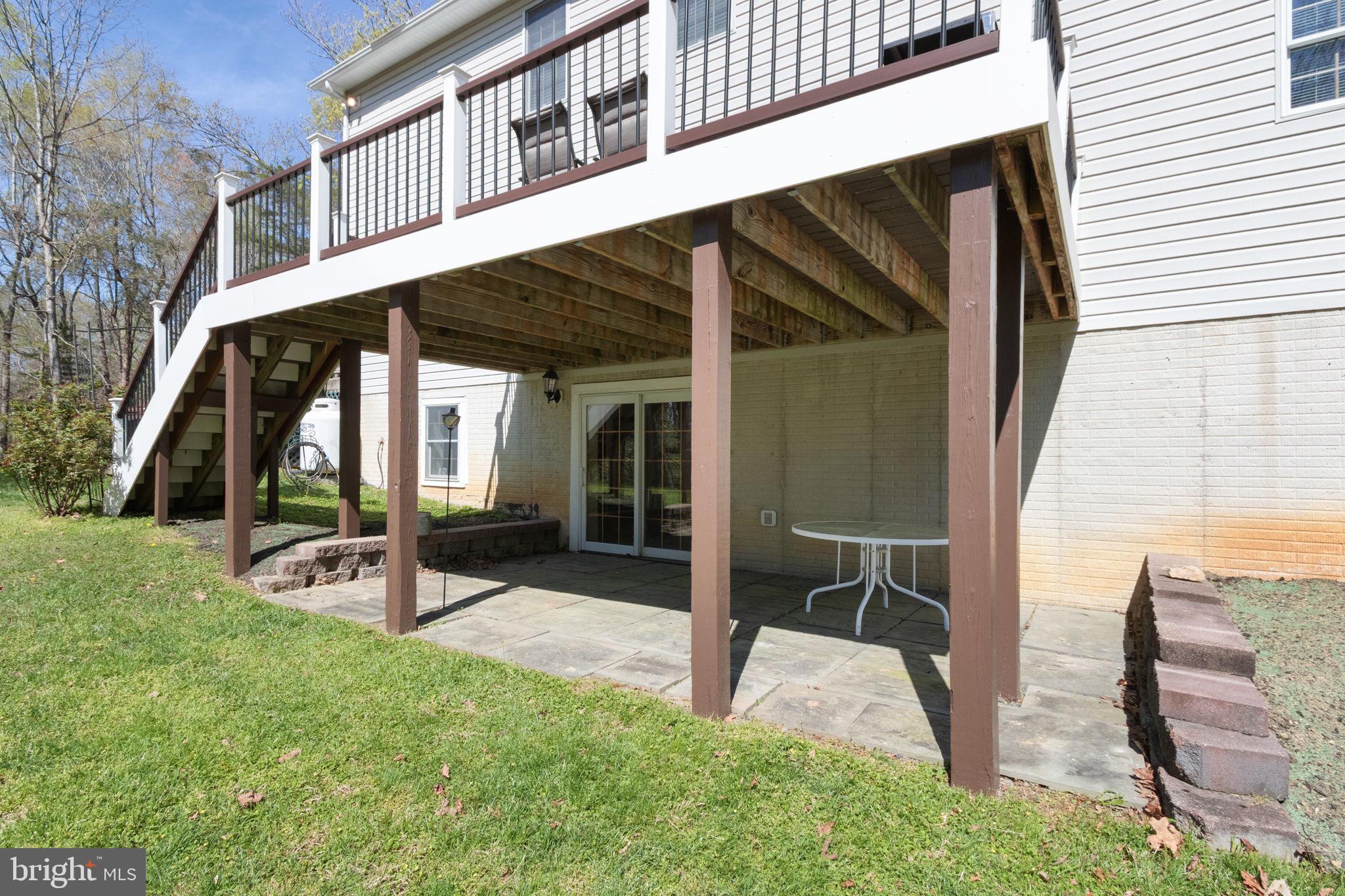 135 Cropp Road Fredericksburg, VA 22406 - Photo 60 of 67 Under Deck patio has quiet shade.