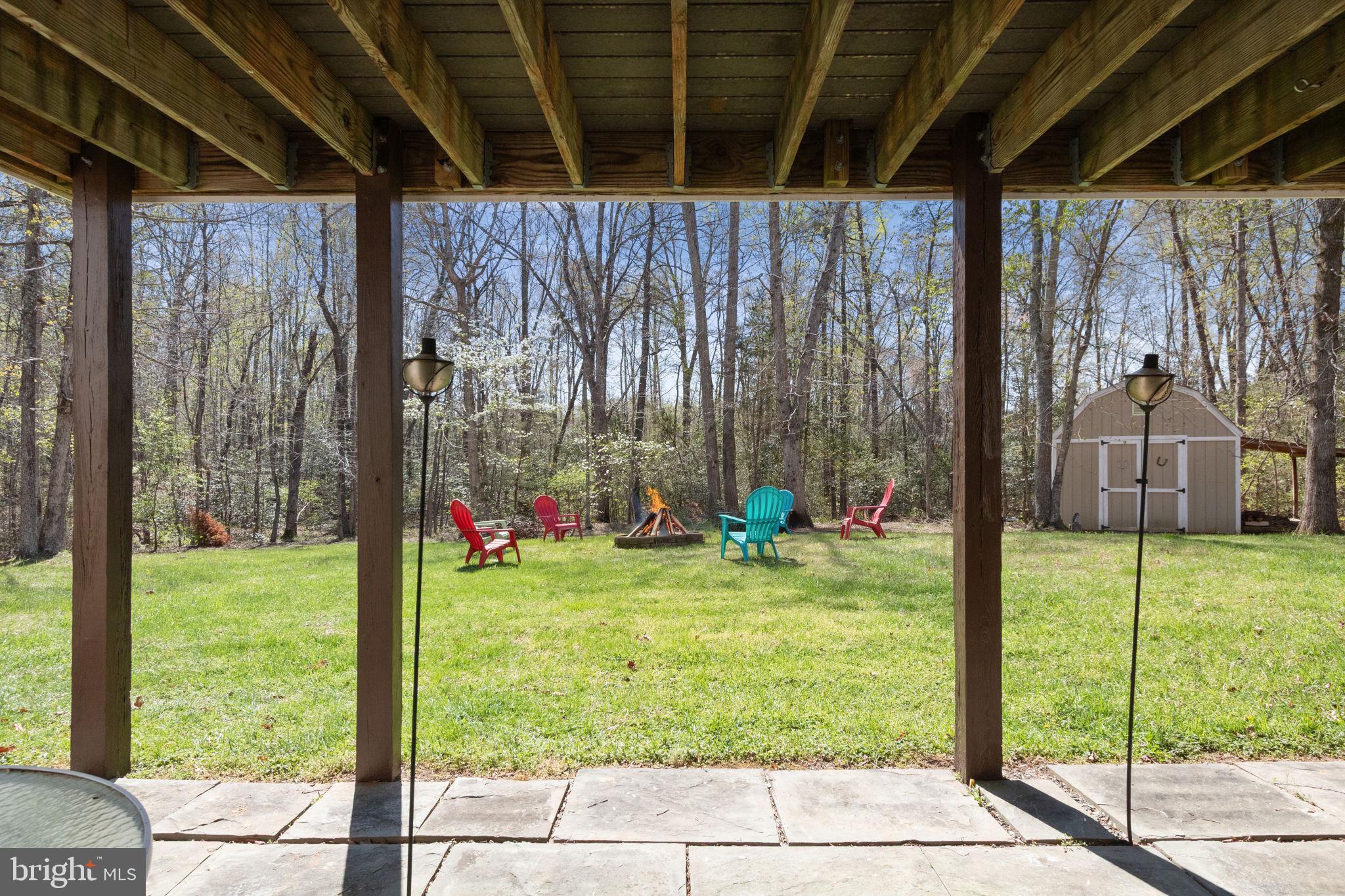 135 Cropp Road Fredericksburg, VA 22406 - Photo 61 of 67 a view of a porch with a backyard