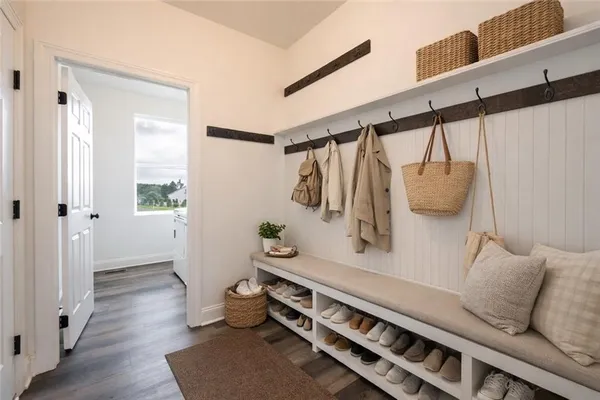 a view of a storage & utility room