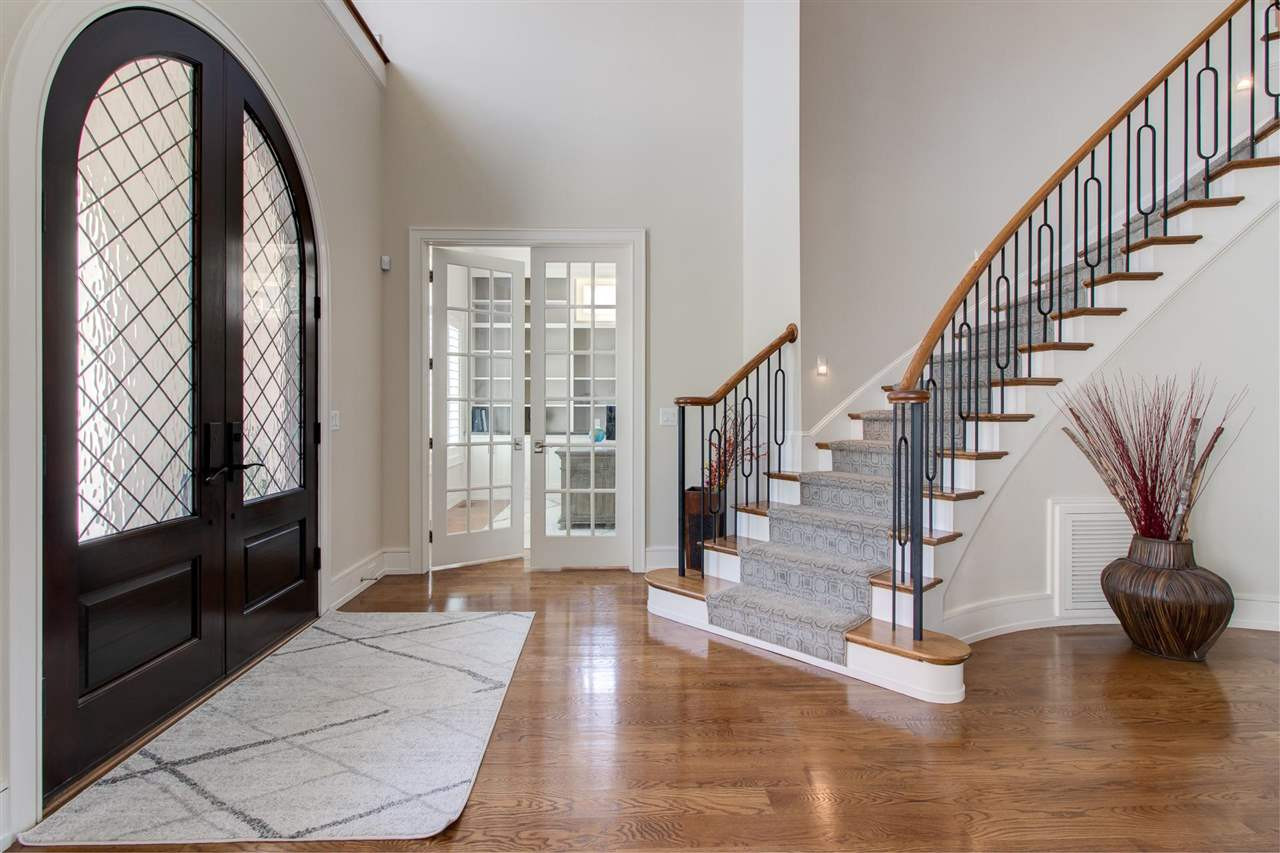 136 Turner Ridge Circle Durham, NC 27713 - Photo 3 of 30 a view of entryway with wooden floor and door