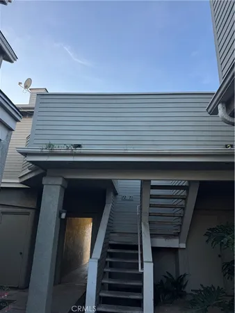 a view of a balcony