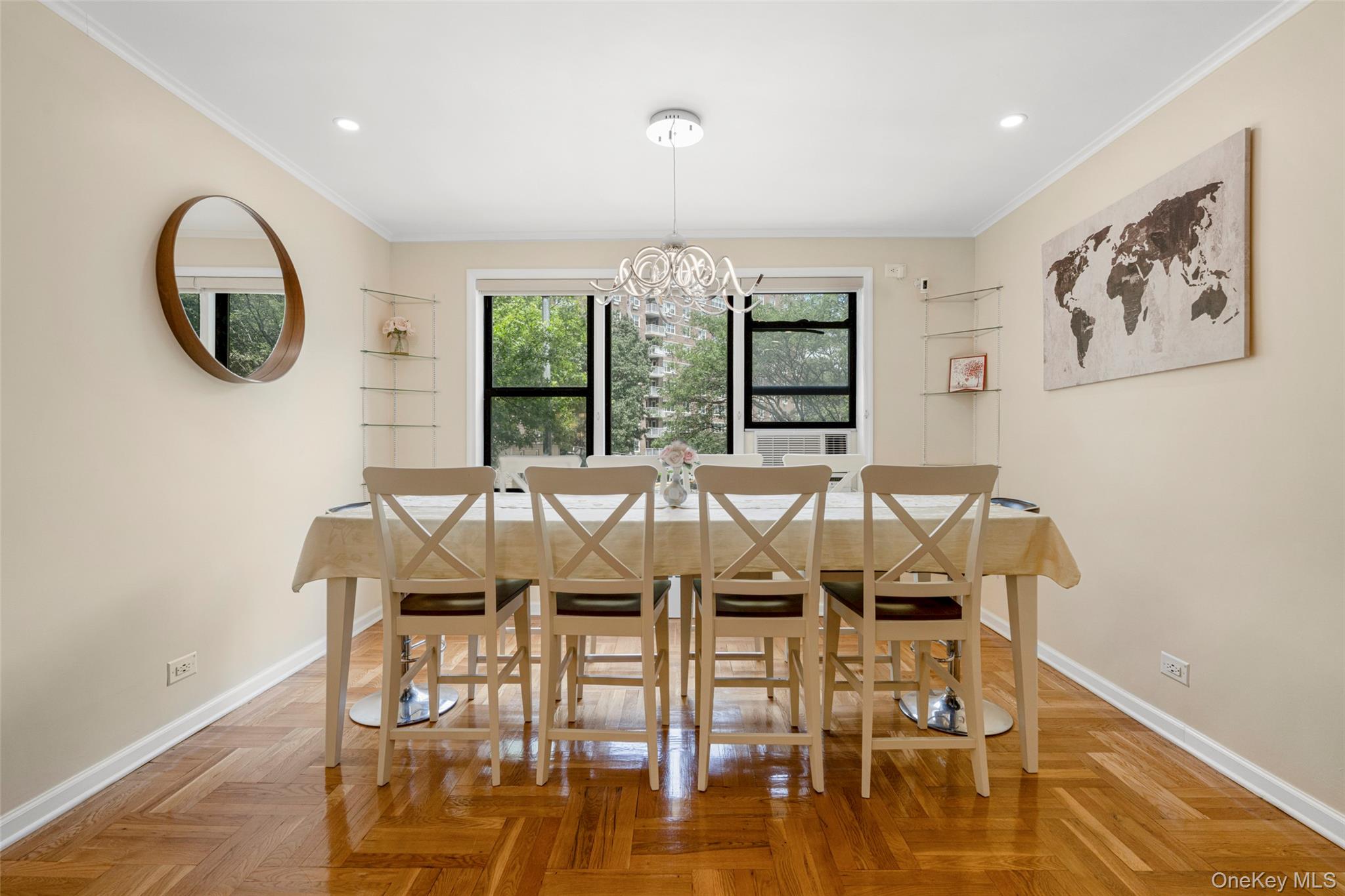 620 West 239th Street, Unit 2C Bronx, NY 10463 - Photo 8 of 19 a view of a dining room with furniture window and wooden floor