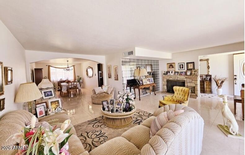 2201 East 7th Street Douglas, AZ 85607 - Photo 11 of 49 a living room with furniture and wooden floor