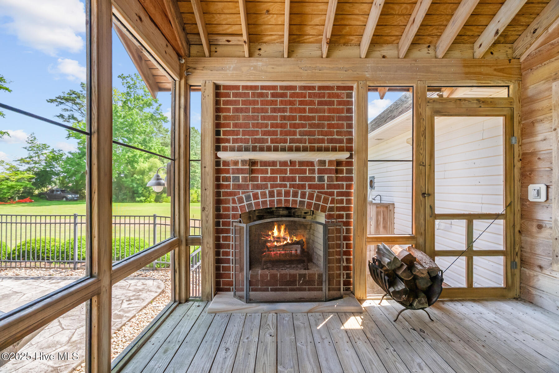 104 Perry's Way Grandy, NC 27965 - Photo 45 of 61 104 Perrys Way porch gas logs in firepla