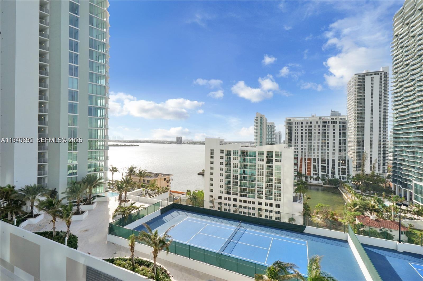 480 Northeast 30th Street, Unit 1403 Miami, FL 33137 - Photo 16 of 30 a view of balcony with city view