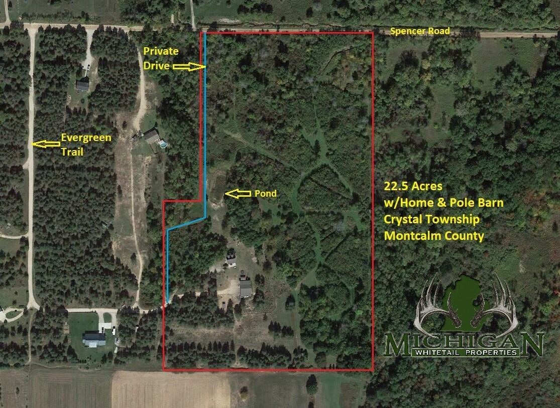 9400 East Spencer Road Crystal, MI 48818 - Photo 71 of 71 Aerial3-MWP