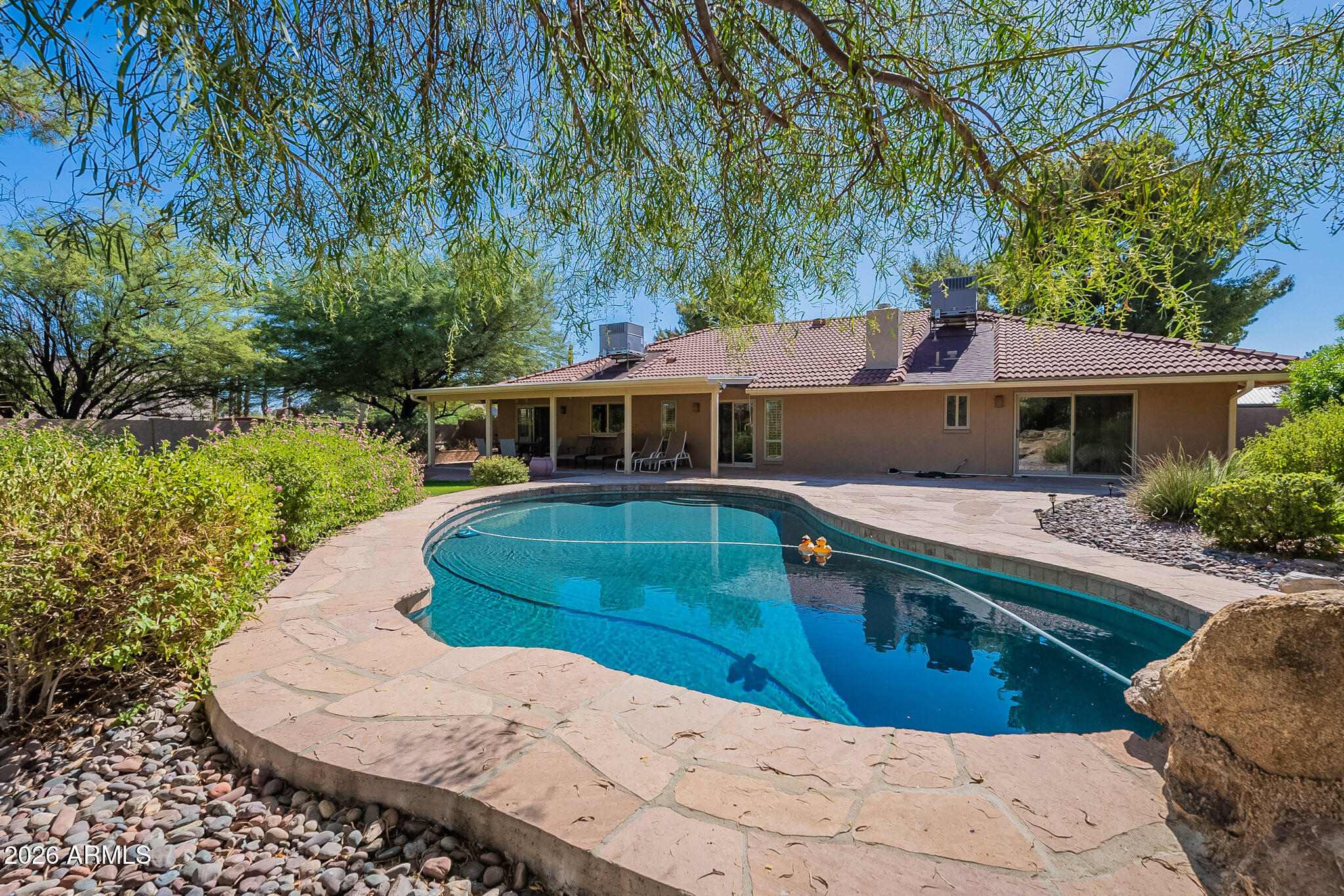 4226 East North Lane Phoenix, AZ 85028 - Photo 39 of 43 a view of house with swimming pool and yard